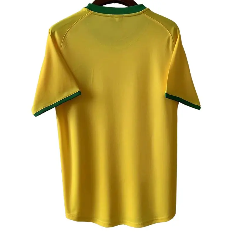 Maillot de football Brésil 70 vert pour fans de football rétro