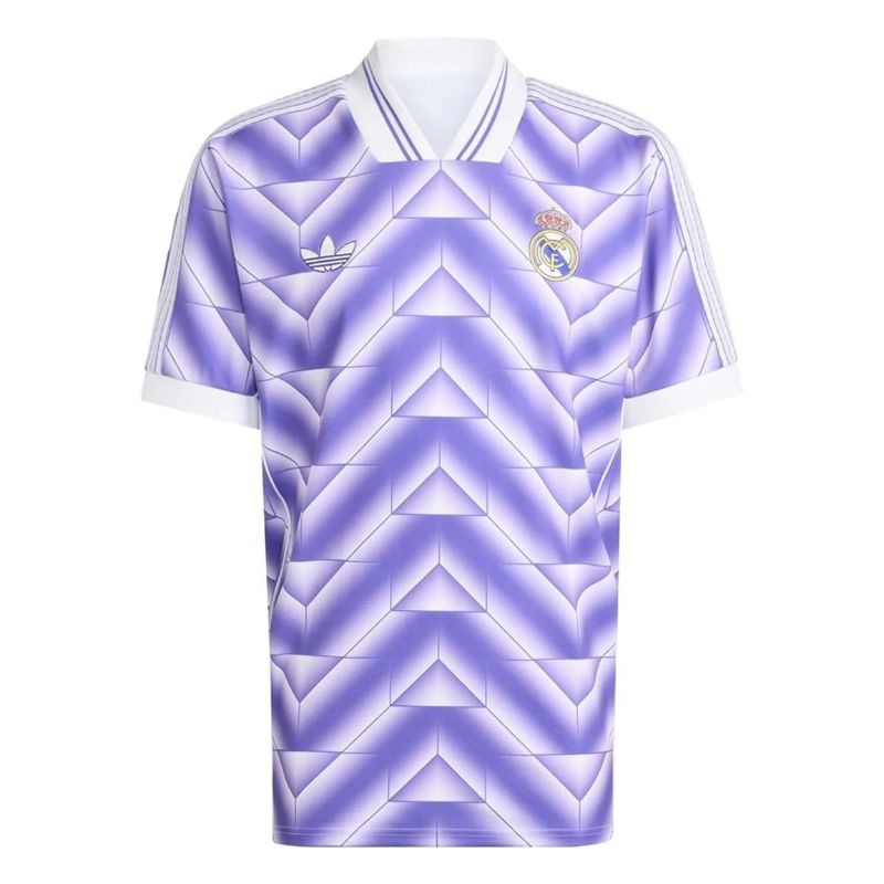 Maillot Real Madrid Lifestyle VIOLET/BLANC Maillot Real Madrid Lifestyle VIOLET/BLANC