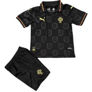 Maillot Kit Enfant Portugal Pantera Negra 25 26