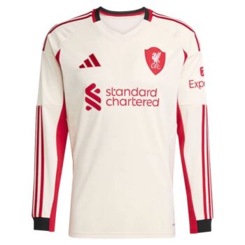 Maillot Liverpool Extérieur Manches Longues 25/26