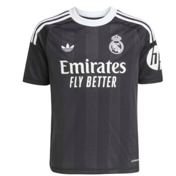 Maillot Gardien de but Enfant Real Madrid Noir 25/26