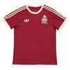 Maillot Mexique Rétro Vintage Domicile 1984 T-Shirt Bordeaux