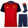 Kit Enfant Espagne 2 Étoiles Domicile 2026 2027 Spain Youth Team 2-Star Home Kit 2026–2027