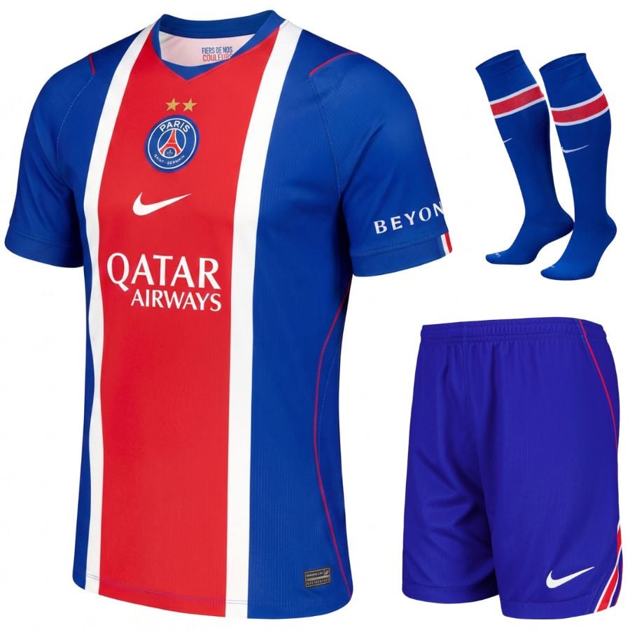 Maillot Kit Enfant PSG Domicile 2026 2027 2 étoiles Maillot Kit Enfant PSG Domicile 2026 2027 2 étoiles