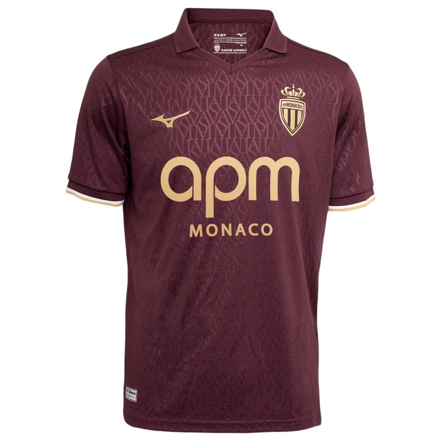 Maillot AS Monaco Kit Enfant Exterieur 2026 2027 Camiseta del AS Mónaco, equipación infantil de visitante 2026-2027 – Imagen 2