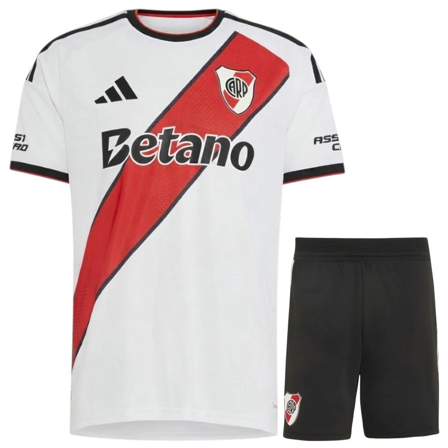 Maillot River Plate Kit Enfant Domicile 2026 2027 River Plate 2026–2027 Home Jersey for Kids