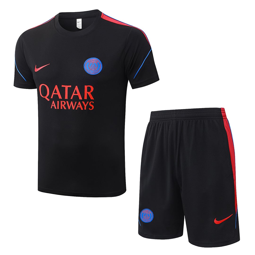 Maillot PSG Training Kit Noir PSG Training Kit Jersey, Black — Front