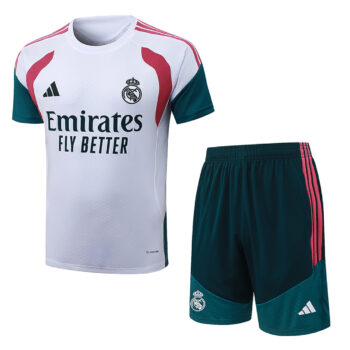 Camiseta del Real Madrid Training Kit Blanca — parte delantera