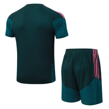 Camiseta del Real Madrid Training Kit verde — parte trasera