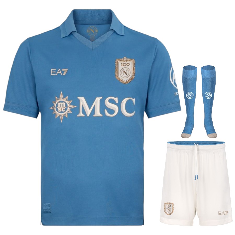 Maillot Kit Enfant Naples Domicile 2026 2027 Maillot Kit Enfant Naples Domicile 2026 2027