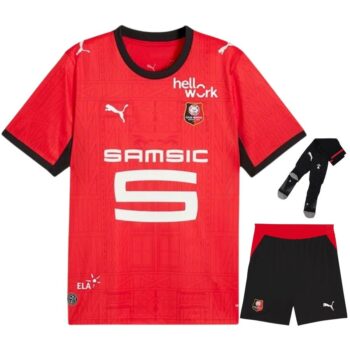 Camiseta del Stade Rennais, equipación infantil para partidos en casa 2026-2027