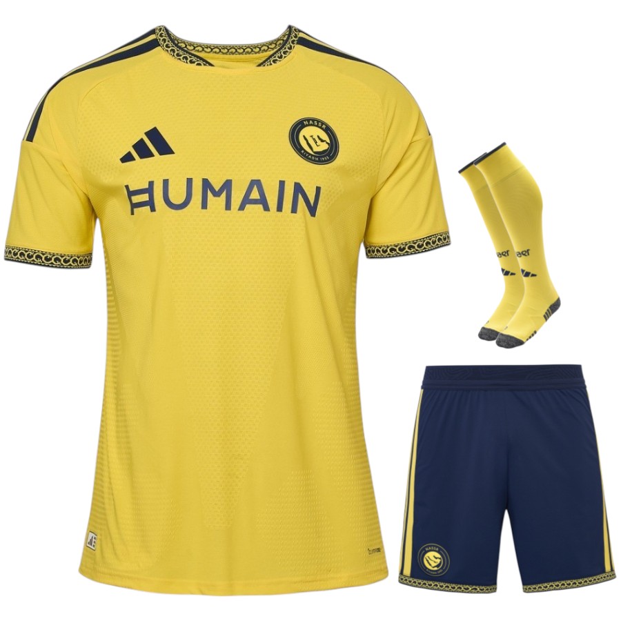 Maillot Kit Enfant Al Nassr Domicile 2026 2027 Al Nassr 2026–2027 Kids' Home Jersey