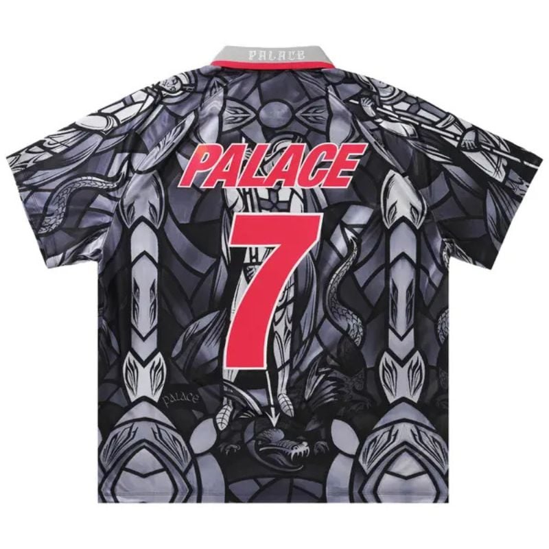 Maillot Angleterre x Palace Pewter Grey/Bright Crimson 2026 Maillot Angleterre x Palace Pewter Grey/Bright Crimson 2026 – Image 2