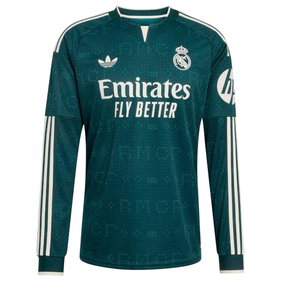 Maillot Real Madrid Extérieur Manches Longues 2026 2027 Maillot Real Madrid Extérieur Manches Longues 2026 2027