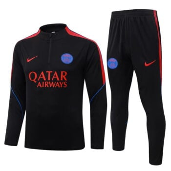 Survêtement PSG Training 2026 2027 Noir Rouge
