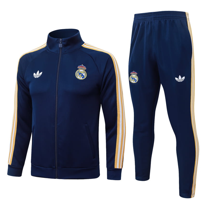 Survêtement Real Madrid Veste 2026 2027 Marine Survêtement Real Madrid Veste 2026 2027 Marine