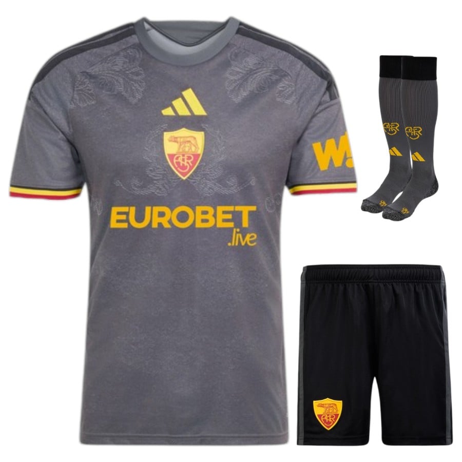 Maillot Kit Enfant AS Roma Third 2026 2027 Maillot Kit Enfant AS Roma Third 2026 2027