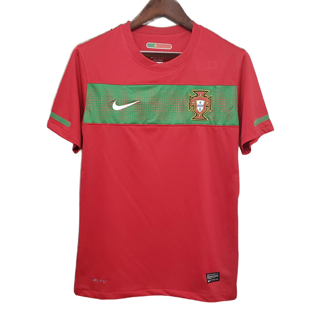 Maillot Rétro Vintage Portugal Domicile 2010 Maillot Rétro Vintage Portugal Domicile 2010 - face