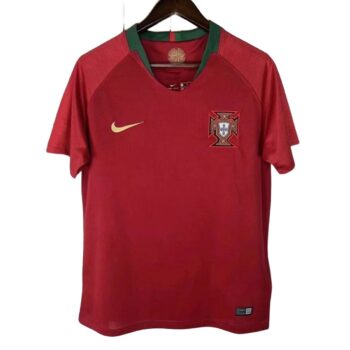 Maillot Rétro Vintage Portugal Domicile 2018 - face