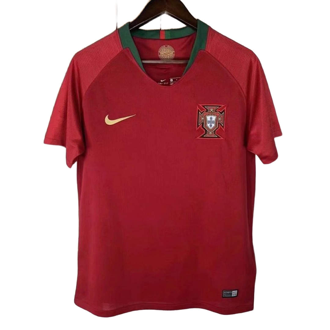 Maillot Rétro Vintage Portugal Domicile 2018 Maillot Rétro Vintage Portugal Domicile 2018 - face