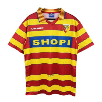 Maillot Rétro Vintage RC Lens Domicile 1996 1998 - face